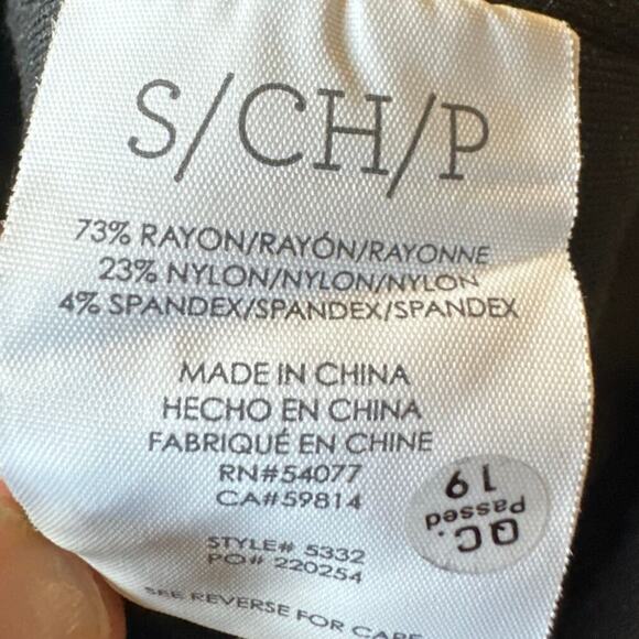 Women’s CAbi Tailored Ponte Bustier Cropped Black Corset Tank Top #5332 Sz Small - Picture 4 of 5